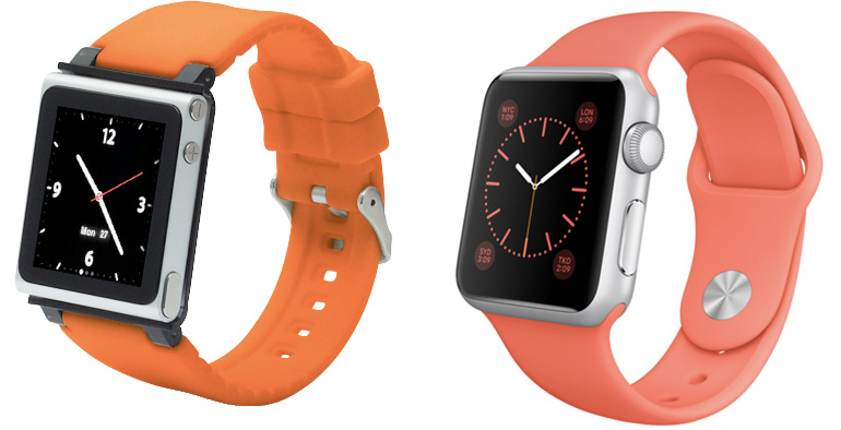 6th generation iPod Nano watch vs the new Apple Watch